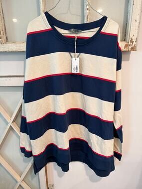NWT Natural Reflections men’s XL striped top